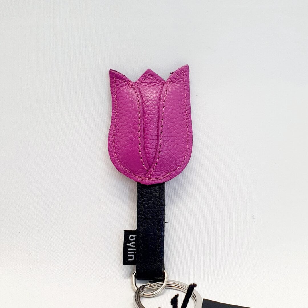 Tulip Keyring - Fuchsia
